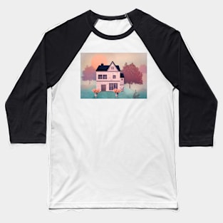 Old house in the sunset Baseball T-Shirt